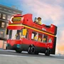 Lego City 60407 - Bus Rouge a Deux Etages, Jouet de Construction 384 Pieces avec 5 Minifigurines, Jeu Educatif Enfant 7 Ans et Plus