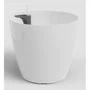Artevasi Pot de Fleurs San Remo SWS 36 BR - Plastique Résistant UV, Ø36 x H33.5 cm, 25 Litres, Blanc - Pour Intérieur et Extérieur