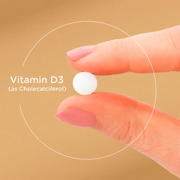 Solgar Vitamine D3 1000 UI (25 µg) - 100 comprimés à croquer