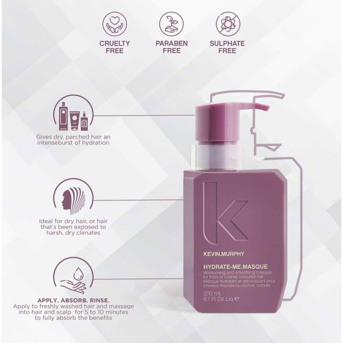 Kevin Murphy Hydrate-Me Masque crème hydratant 200 ml Kevin Murphy Hydrate-Me Masque crème hydratant 200 ml