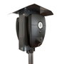Next Green Polebox 270 D - Support tubulaire pour borne de recharge électrique, montage sur poteau Ø 60 mm, avec terminal de distribution et rail DIN pour disjoncteur différentiel