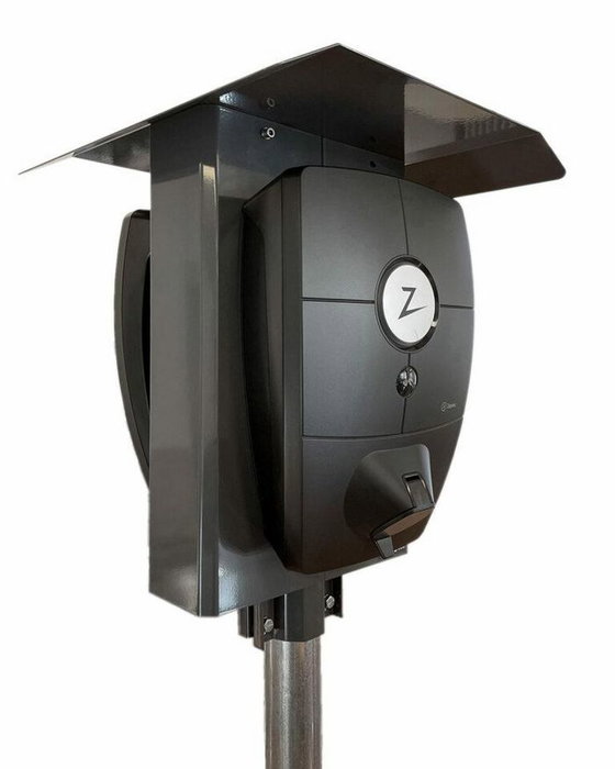 Next Green Polebox 270 D - Support tubulaire pour borne de recharge électrique, montage sur poteau Ø 60 mm, avec terminal de distribution et rail DIN pour disjoncteur différentiel Next Green Polebox 270 D - Support tubulaire pour borne de recharge électrique, montage sur poteau Ø 60 mm, avec terminal de distribution et rail DIN pour disjoncteur différentiel