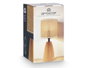 Giftdecor Lampe de table effet bois ovale 14 x 23.5 x 14 cm (Set de 12)