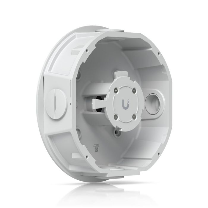 Ubiquiti AI 360 Junction Box - Boîte de jonction pour caméra UVC-AI-360, alliage d'aluminium et polycarbonate, IK08 IPX6, blanc