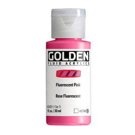 Golden Fluid Colores Acrílicos Rosa Fluorescente 30 ml