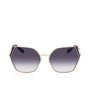 Guess Lunettes de Soleil Femme GU7843 28B Carrées Métal Pont 18mm Verres 61mm Branches 135mm