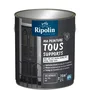 Ripolin - Peinture multi-supports mat gris anthracite RAL 7016 - Application directe bois, métal, béton - Protection UV et intempéries - 2L