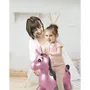 Lexibook - Licorne Sauteuse Gonflable Rose pour Enfant, Jouet de Saut 3 ans et Plus, 50 cm Longueur