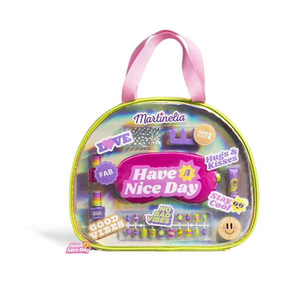 Martinelia Super Girl - Coffret Beauté & Manucure Enfant - Inclut Ongles Postizas, Vernis, Autocollants, Séparateur d'Orteils et Brillant à Lèvres