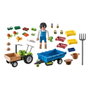 PLAYMOBIL Tractor avec Remorque Country 71249 - Jouet de ferme avec fonctions réalistes, 42 pièces, +4 ans, Multilingue