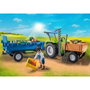 PLAYMOBIL Tractor avec Remorque Country 71249 - Jouet de ferme avec fonctions réalistes, 42 pièces, +4 ans, Multilingue
