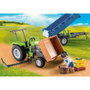 PLAYMOBIL Tractor avec Remorque Country 71249 - Jouet de ferme avec fonctions réalistes, 42 pièces, +4 ans, Multilingue
