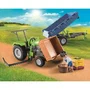 Playmobil 71249 Pays, la granja - Tracteur avec remorque