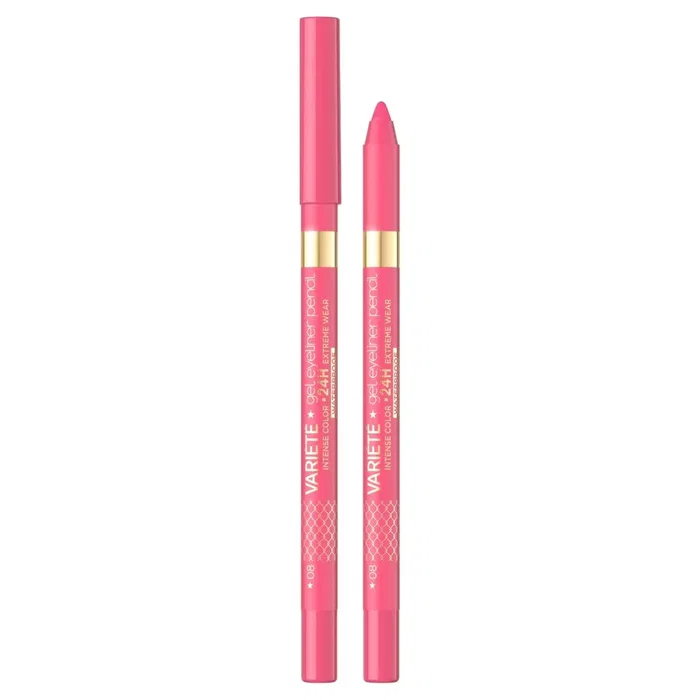 Eveline Cosmetics Crayon eyeliner en gel Rose 09 Eveline Cosmetics Crayon eyeliner en gel Rose 09