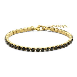 Bracelet Femme Frank 1967 7FB-0654 Doré Noir