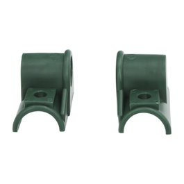 WOLFPACK LINEA PROFESIONAL Jeu de 2 roulements pour brouette de chantier jaune, 1 trou