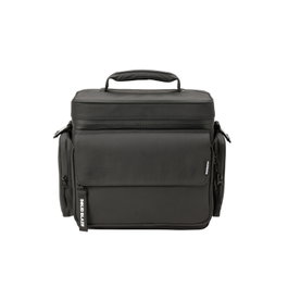 MAGMA Solid Blaze Vinyl-Bag Sac de Transport pour Vinyles 50 Disques 12 Pouces, Compartiment Principal 33x31x14.5 cm, Polyester RPET 900D Imperméable