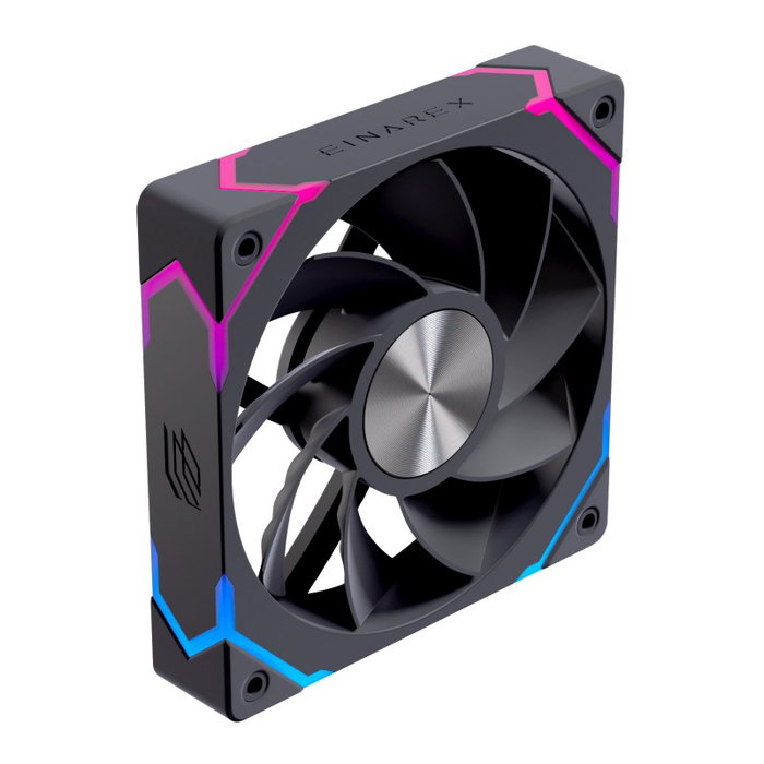 Einarex EX12Ci Ventilateur ARGB 120 mm Noir - EXFN-12CS21-B Einarex EX12Ci Ventilateur ARGB 120 mm Noir - EXFN-12CS21-B