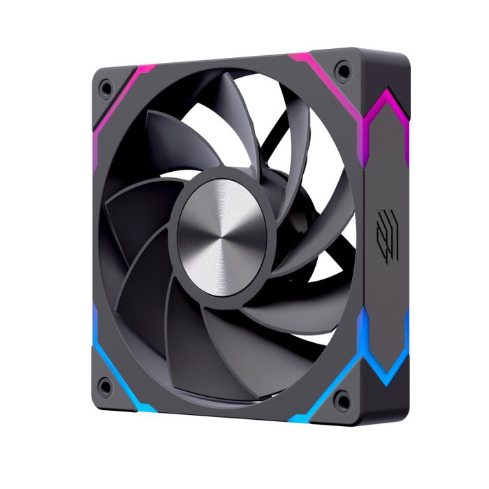 Einarex EX12Ci Ventilateur ARGB 120 mm Noir - EXFN-12CS21-B Einarex EX12Ci Ventilateur ARGB 120 mm Noir - EXFN-12CS21-B