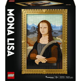 Lego Art 31213 La Joconde de Léonard de Vinci - Set de construction tableau adulte 1503 pièces - Décoration murale