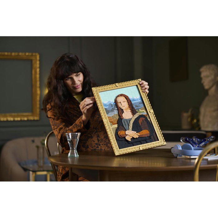 Lego Art 31213 La Joconde de Léonard de Vinci - Set de construction tableau adulte 1503 pièces - Décoration murale