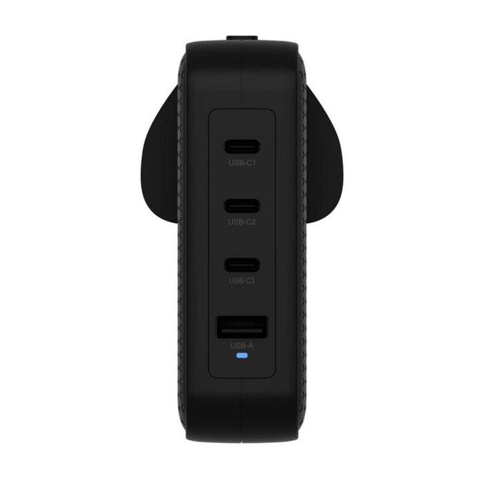 Hyper Chargeur Mural USB-C 4 Ports 140W GaN Power Delivery 3.1 pour Smartphone, Tablette, Portable - Noir Hyper Chargeur Mural USB-C 4 Ports 140W GaN Power Delivery 3.1 pour Smartphone, Tablette, Portable - Noir