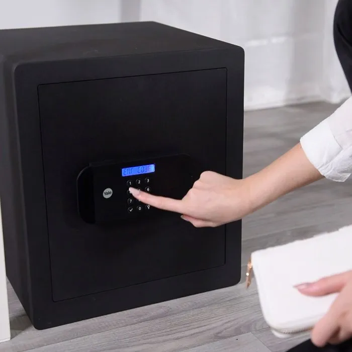 Yale YSEB/400/EB1 Coffre-fort électronique Noir Yale YSEB/400/EB1 Coffre-fort électronique Noir