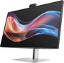 HP Série 7 Pro 27 pouces - Écran de conférence 4K avec IA, Thunderbolt 4, webcam Poly Studio intégrée et calibrage des couleurs d'usine