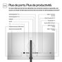HP Série 7 Pro 27 pouces - Écran de conférence 4K avec IA, Thunderbolt 4, webcam Poly Studio intégrée et calibrage des couleurs d'usine