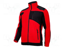LAHTI PRO Veste polaire rouge-noir XXL