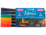 Tsukineko Set de 6 marqueurs textiles Fabrico Markers double pointe
