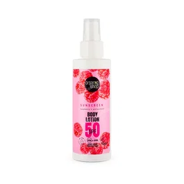 ORGANIC SHOP Lotion corporelle framboise + antioxydants SPF50