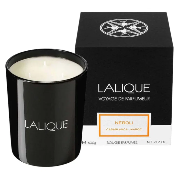 Lalique Bougie Parfumée Neroli Casablanca Maroc 600 g