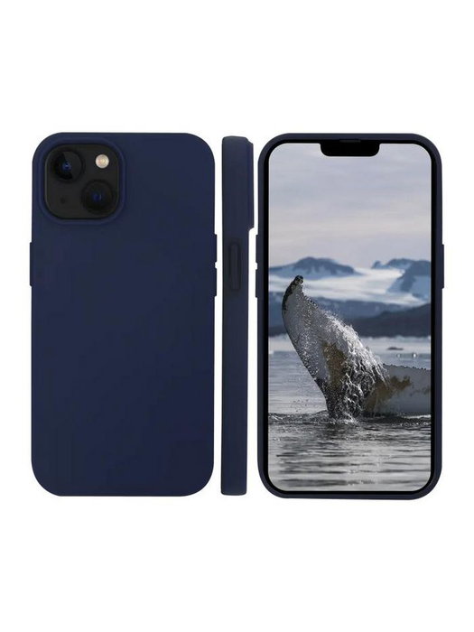 dbramante1928 Iceland Ultra Coque iPhone avec D3O et MagSafe - Protection 4 m - Modèles iPhone 14 - Bleu
