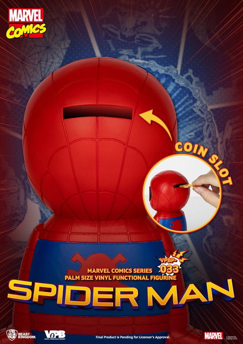 Beast Kingdom Toys Tirelire Classic Marvel Comics Spiderman 12 cm
