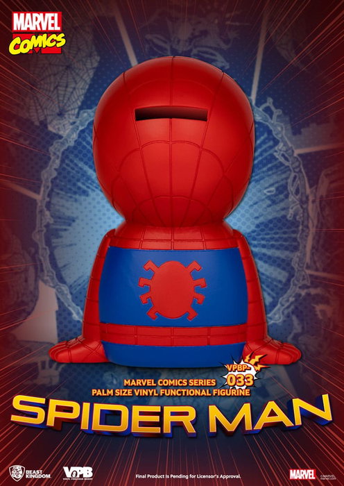 Beast Kingdom Toys Tirelire Classic Marvel Comics Spiderman 12 cm