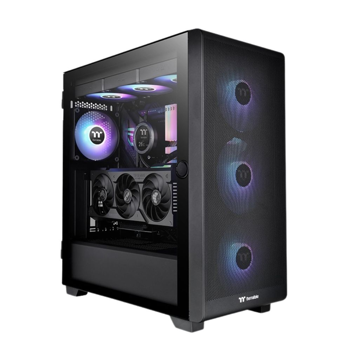 Thermaltake CA-1Y6-00M1WN-00 Boîtier PC S250 TG ARGB avec vitre trempée - Noir Thermaltake CA-1Y6-00M1WN-00 Boîtier PC S250 TG ARGB avec vitre trempée - Noir