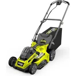 Ryobi Tondeuse à gazon sans fil 36V RLM36X41H50PG, Ø coupe 40 cm, batterie 5,0 Ah, chargeur, traction Power Assist, ramassage/mulching, hauteur réglable 20-70 mm