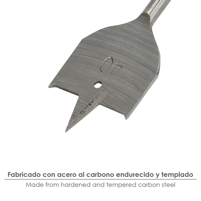 Wolfpack LINEA PROFESIONAL Mèche à bois plate 3 pointes 40,00 mm