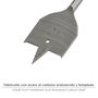 Wolfpack LINEA PROFESIONAL Mèche à bois plate 3 pointes 40,00 mm