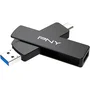 PNY Clé USB 3.2 DUO LINK V3 Type-C / Type-A - 2 To - Jusqu'à 1000 Mo/s - Stockage Portable