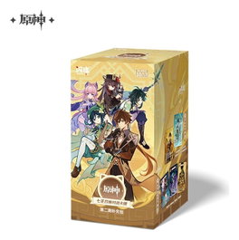 MiHoYo Genshin Impact Blind Box présentoir jeu de cartes à collectionner Series 2 (18) Version Chinoise