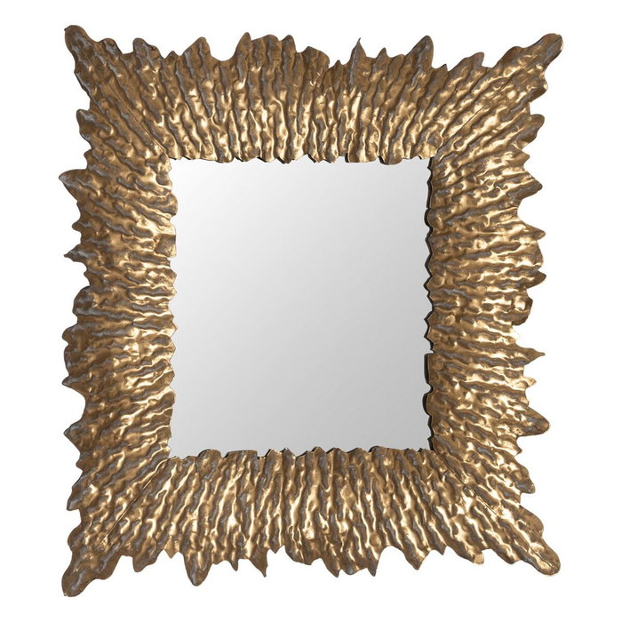 BigBuy Home Miroir mural Doré 74 x 7,5 x 74 cm