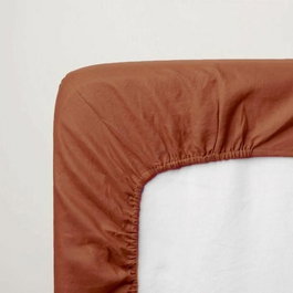 P'Tit Dodo Drap housse - 60 x 120 cm - Jersey de coton extensible - Coloris Tomette - Oeko-Tex Standard 100