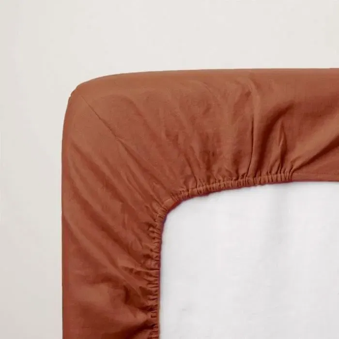 P'Tit Dodo Drap housse - 60 x 120 cm - Jersey de coton extensible - Coloris Tomette - Oeko-Tex Standard 100