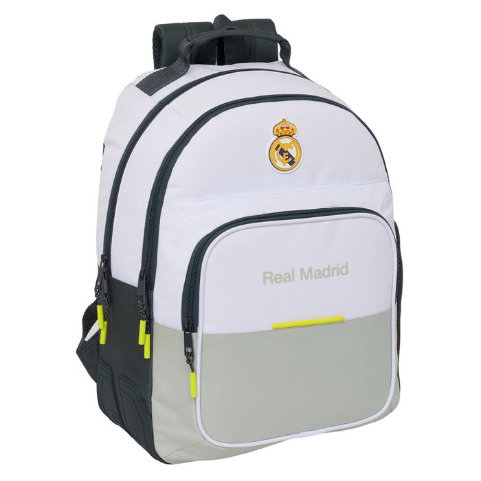 Cartable Real Madrid C.F. Blanc 32 x 42 x 15 cm Cartable Real Madrid C.F. Blanc 32 x 42 x 15 cm