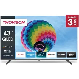Thomson 43QG4S14 - Smart TV QLED 43" (109 cm) 4K UHD - HDR 10 - Google TV - Bluetooth - 4 ports HDMI (2x HDMI 2.1 + 2x HDMI 2.0)