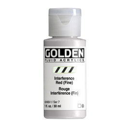 Golden Rouge Interférence (Fin) Acrylique Fluide 30 ml
