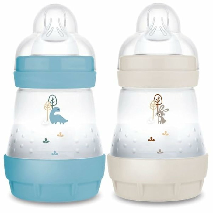 MAM Lot de 2 Biberons Easy Start 160 ml - Océan et sable
