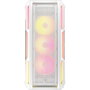 Corsair iCUE 5000T LX RGB Boîtier ATX Semi-Tour Blanc Verre Trempé Ventilation 10 Ventilateurs RVB